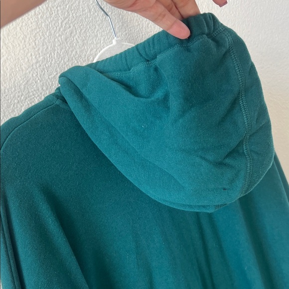 Torrid Green Button-Up Hoodie Sweatshirt. Size 1 - Picture 8 of 8